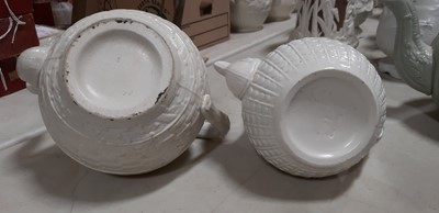 Lot 44 - Six Staffordshire stoneware jugs and pots