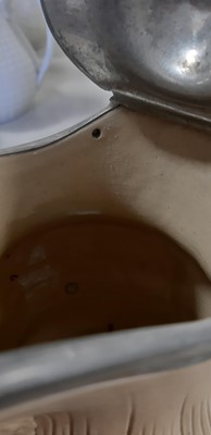 Lot 41 - Six buff-coloured relief-moulded jugs