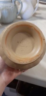 Lot 41 - Six buff-coloured relief-moulded jugs