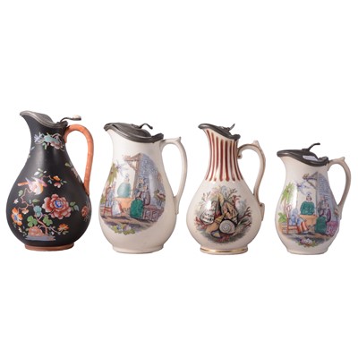 Lot 138 - Nine items of printed pottery
