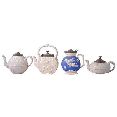 Lot 142 - Six Victorian relief-moulded items