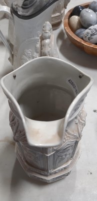 Lot 42 - Six relief-moulded jugs