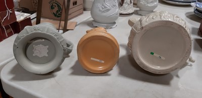 Lot 43 - Six relief-moulded jugs