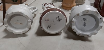 Lot 43 - Six relief-moulded jugs