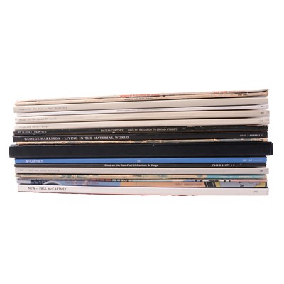 Lot 74 - McCartney, Wings, George Harrison, 18 vinyl lp's.