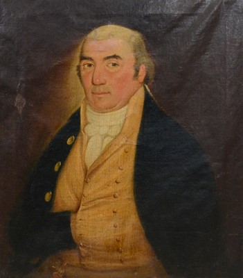 Lot 366 - English School, Portrait of James Tibbits