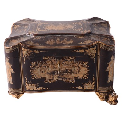 Lot 122 - China Trade export tea caddy
