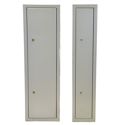 Lot 543 - Two steel gun cabinets