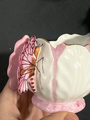 Lot 12 - Aynsley Art Deco part tea service - Butterfly design