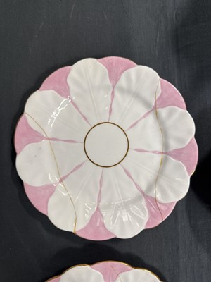 Lot 12 - Aynsley Art Deco part tea service - Butterfly design