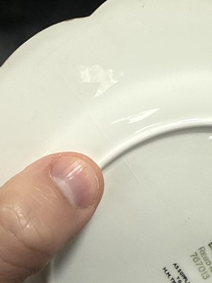 Lot 12 - Aynsley Art Deco part tea service - Butterfly design