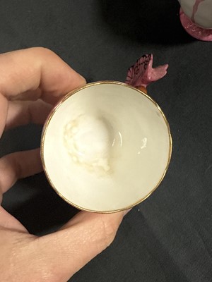 Lot 13 - Aynsley Art Deco coffee set - Butterfly design