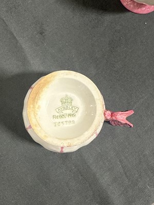 Lot 13 - Aynsley Art Deco coffee set - Butterfly design