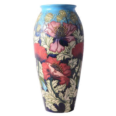 Lot 85 - Moorcroft Pottery, 'Scarlet Cloud', a large limited edition vase