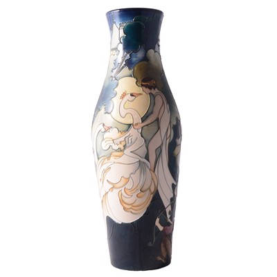 Lot 87 - Moorcroft Pottery, 'Swan Lake' a large limited edition vase