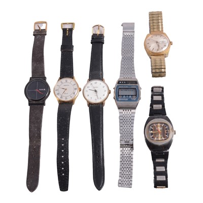 Lot 1049A - A collection of gentlemen's vintage wristwatches.