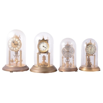 Lot 267 - Four Anniversary clocks.