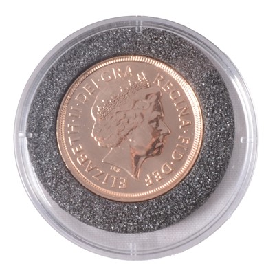 Lot 290 - A Gold Full Sovereign Coin, Elizabeth II Diamond Jubilee 2012.