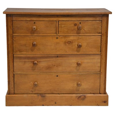 Lot 382 - Reclaimed pine chest of drawers