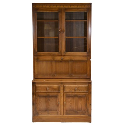 Lot 345 - Ercol elm bookcase