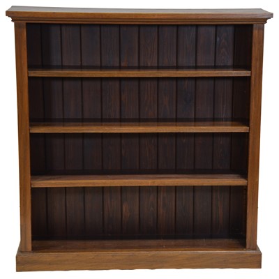 Lot 453 - Oak open bookcase