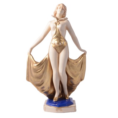 Lot 112A - Art Deco figurines by Royal Dux