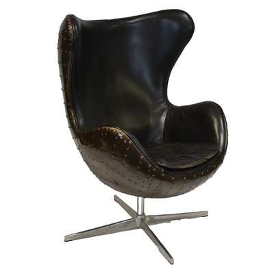 Lot 364 - Aviator Egg Chair, late 20th century