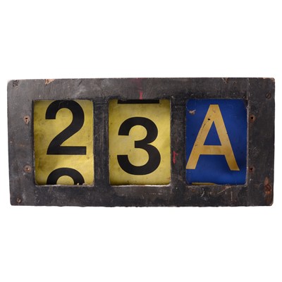 Lot 148 - Lagonda speedometer; bus route changer, tools etc.