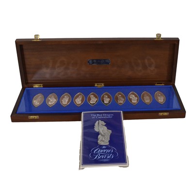 Lot 324 - The Queen's Beasts: Sterling Silver Ingot Collection