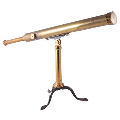 Lot 154 - Broadhurst Clarkson & Co brass telescope