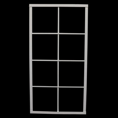 Lot 84M - Two large LP storage units/ Ikea Kallax white bookcases