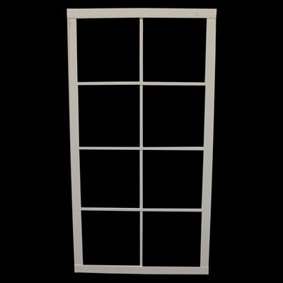 Lot 84L - Two large LP storage units/ Ikea Kallax white bookcases