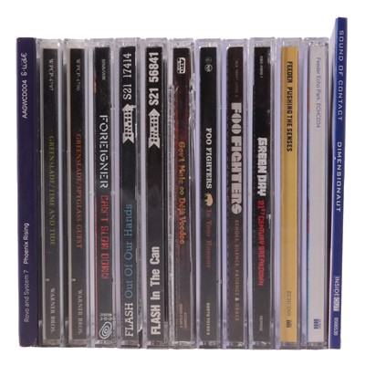 Lot 84D - Two boxes of assorted music CDs - Pop, Rock, and Prog Rock