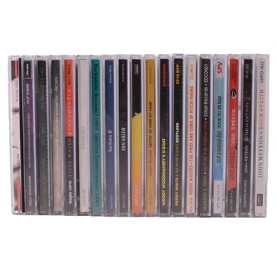 Lot 84E - Two boxes and two drawer units of assorted music CDs - Pop, Rock, and Prog Rock