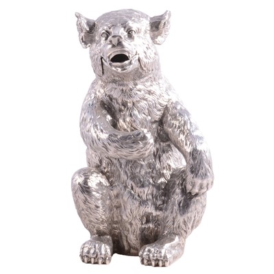 Lot 107 - Extremely rare Victorian silver jug in the form of a bear
