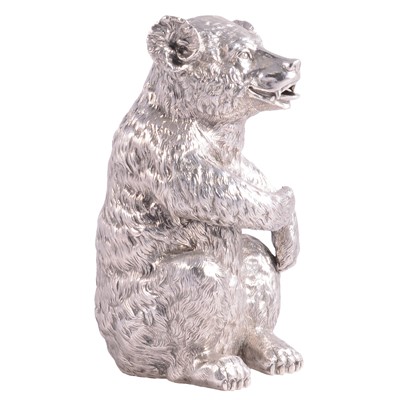 Lot 107 - Extremely rare Victorian silver jug in the form of a bear