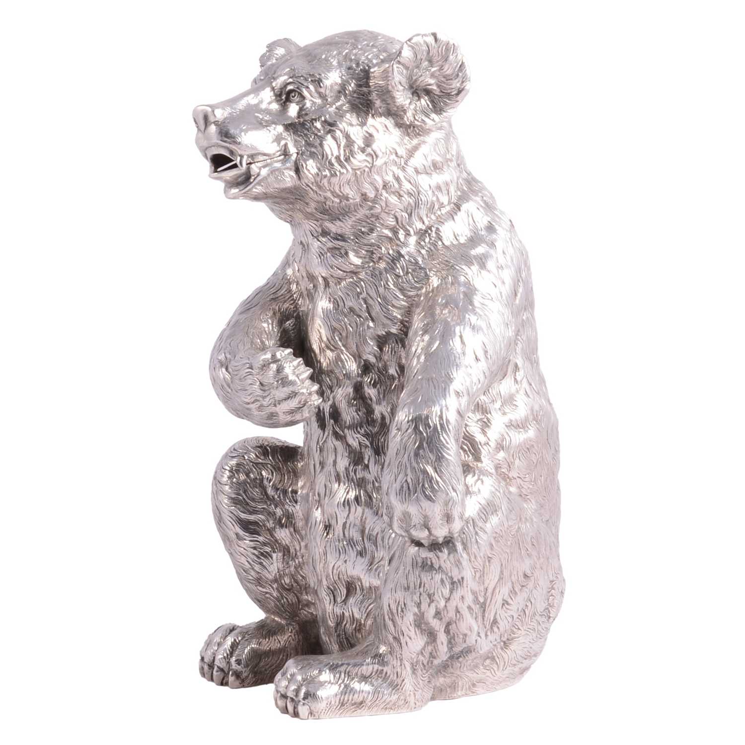 Lot 107 - Extremely rare Victorian silver jug in the form of a bear