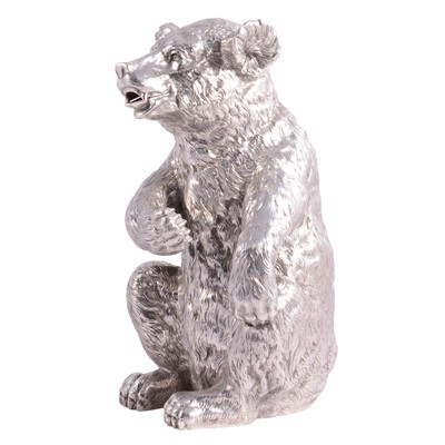 Lot 107 - Extremely rare Victorian silver jug in the form of a bear