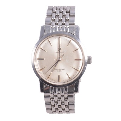 Lot 1020 - Omega - a gentleman's Seamaster 600 stainless steel manual wind wristwatch.