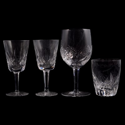 Lot 33 - Suite of table crystal glassware by Hoya Glass Works, Tokyo.