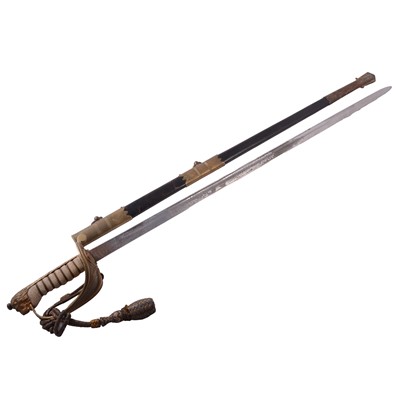 Lot 165 - Wilkinson Naval Officer’s sword, and an Indian sword
