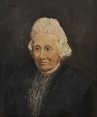 Lot 356 - C M Lacey, Portrait of a lady