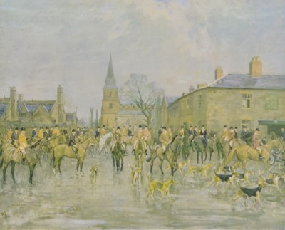 Lot 374 - Joy Hawken, Teeton Mill and Lionel Edwards, The Pytchley