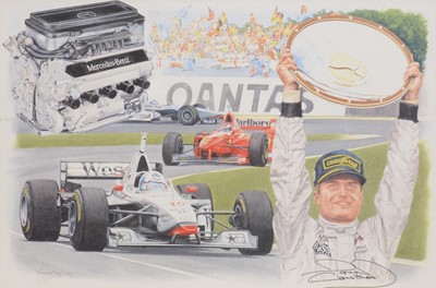 Lot 255 - After Leonard Goff, David Coulthard wins the Australian GP 1997