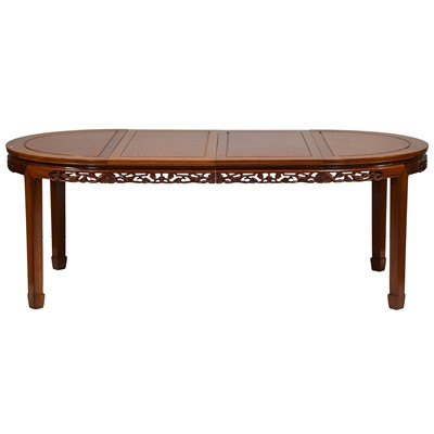 Lot 315 - Chinese hardwood dining suite