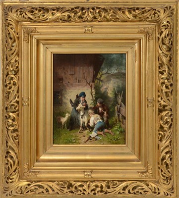 Lot 251 - Peter Baumgartner (German, 1834-1911)