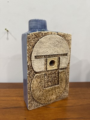 Lot 16 - Sue Bladen for Troika Pottery, a Chimney flask vase