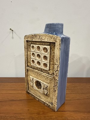 Lot 16 - Sue Bladen for Troika Pottery, a Chimney flask vase