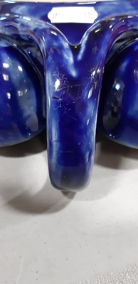 Lot 2 - George Tinworth for Doulton Lambeth, an unusual stoneware entree dish, 1886