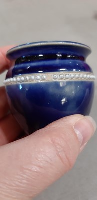 Lot 2 - George Tinworth for Doulton Lambeth, an unusual stoneware entree dish, 1886